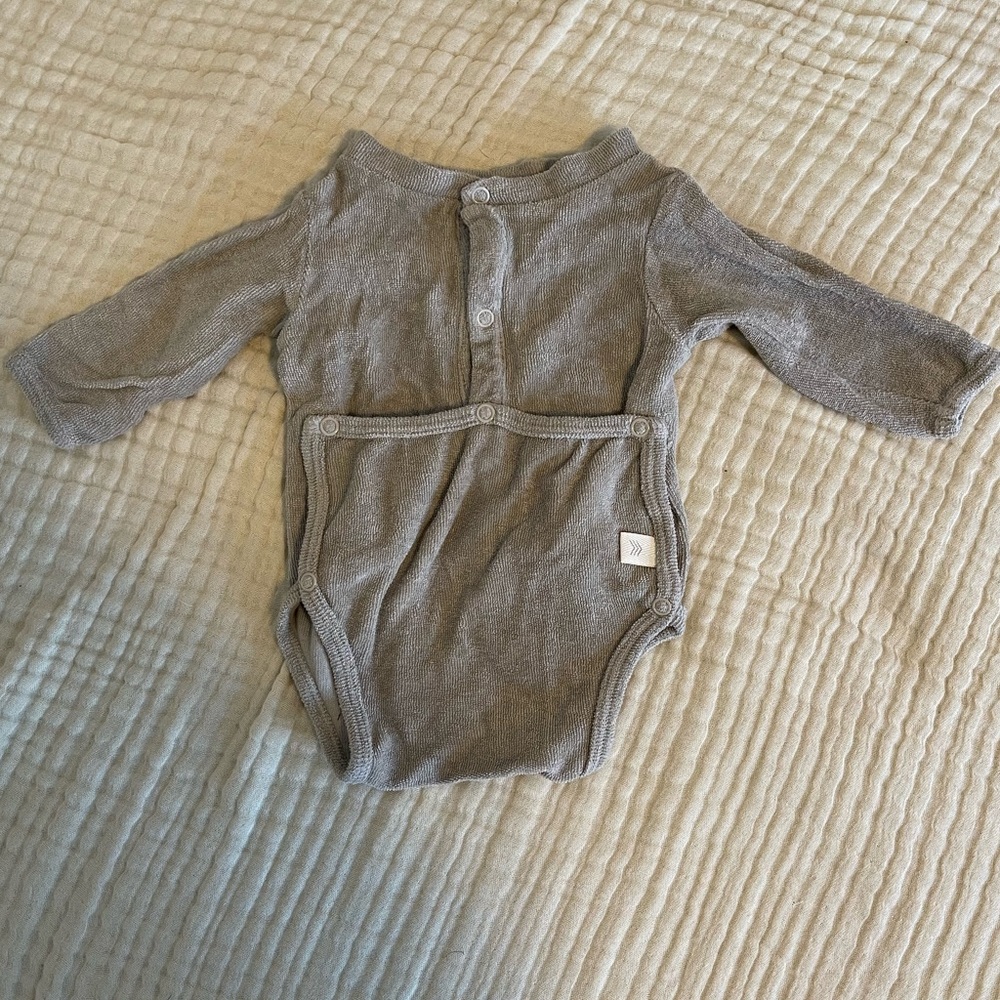 Stunning Infant Bodysuit Organic Terry August River